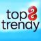 Quadratisches Logo der Marke "top & trendy"